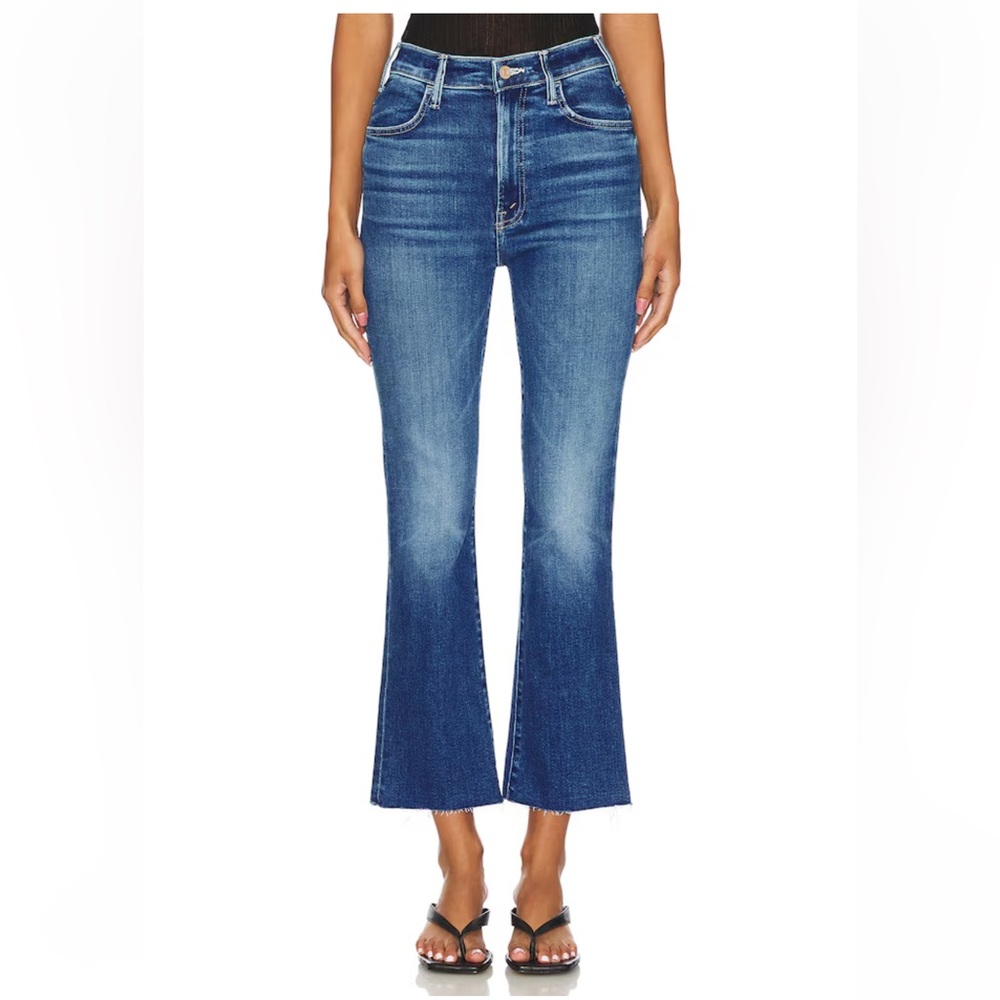 MOTHER The Hustler Ankle Fray Raw Hem Healing Jar Jeans 30